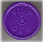13mm purple flip off vial seal