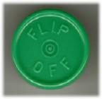 green flip off vial seal cap West Flip Off