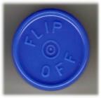 blue flip off vial seal cap West Flip Off