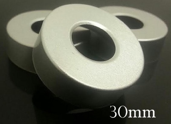 30mm open top aluminum vial seals