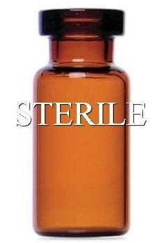 3ml amber open sterile vials depyrogenated
