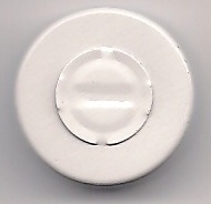 20mm Center Vial Seal - white