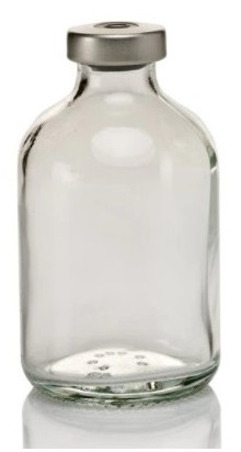 ALK 50ml clear sterile vial bottles