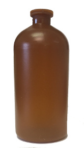 amber plastic hdpe serum bottles